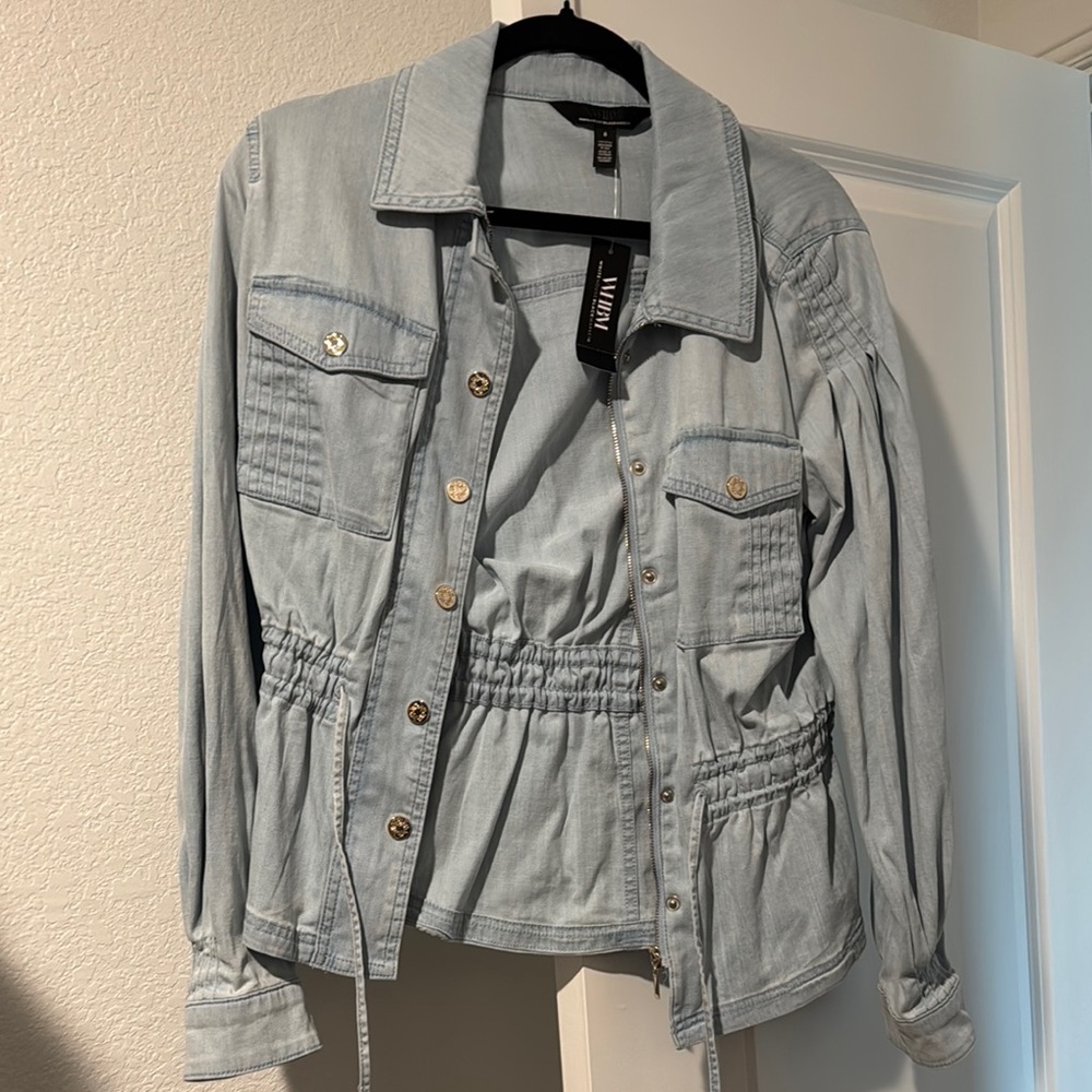NWT White House black market Jean jacket